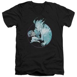 Doctor Mirage Slim Fit V-Neck Shirt Circle Mirage Black T-Shirt