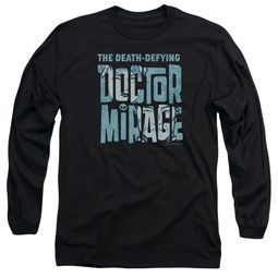 Doctor Mirage Sweatshirt Character Logo Adult Black Sweat Shirt