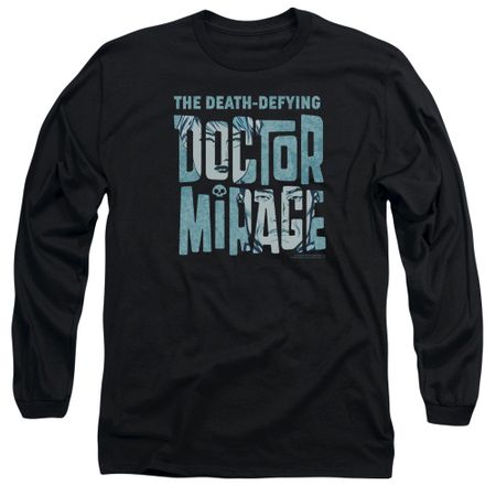 Doctor Mirage Sweatshirt Character Logo Adult Black Sweat Shirt