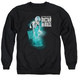 Doctor Mirage Sweatshirt Crossing Over Adult Black Sweat Shirt