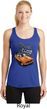 Dodge 1970 Plymouth Hemi Cuda Ladies Dry Wicking Racerback Tank Top