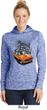 Dodge 1970 Plymouth Hemi Cuda Ladies Moisture Wicking Hoodie