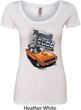 Dodge 1970 Plymouth Hemi Cuda Ladies Scoop Neck Shirt