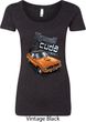 Dodge 1970 Plymouth Hemi Cuda Ladies Scoop Neck Shirt