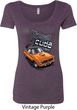 Dodge 1970 Plymouth Hemi Cuda Ladies Scoop Neck Shirt