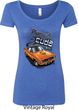 Dodge 1970 Plymouth Hemi Cuda Ladies Scoop Neck Shirt
