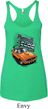 Dodge 1970 Plymouth Hemi Cuda Ladies Tri Blend Racerback Tank Top