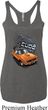 Dodge 1970 Plymouth Hemi Cuda Ladies Tri Blend Racerback Tank Top