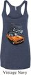 Dodge 1970 Plymouth Hemi Cuda Ladies Tri Blend Racerback Tank Top