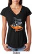 Dodge 1970 Plymouth Hemi Cuda Ladies Tri Blend V-Neck Shirt