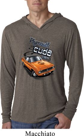 Dodge 1970 Plymouth Hemi Cuda Lightweight Hoodie Shirt