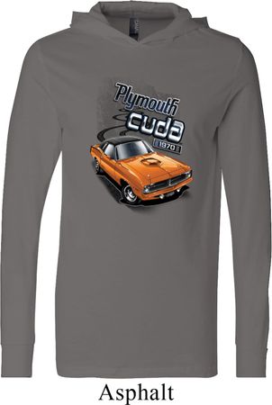 Dodge 1970 Plymouth Hemi Cuda Lightweight Hoodie Tee