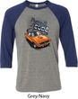 Dodge 1970 Plymouth Hemi Cuda Mens Raglan Shirt