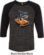 Dodge 1970 Plymouth Hemi Cuda Mens Raglan Shirt