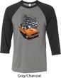 Dodge 1970 Plymouth Hemi Cuda Mens Raglan Shirt