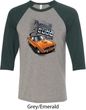 Dodge 1970 Plymouth Hemi Cuda Mens Raglan Shirt