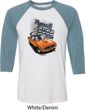 Dodge 1970 Plymouth Hemi Cuda Mens Raglan Shirt