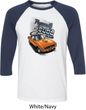 Dodge 1970 Plymouth Hemi Cuda Mens Raglan Shirt