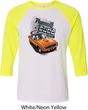 Dodge 1970 Plymouth Hemi Cuda Mens Raglan Shirt