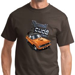 Dodge 1970 Plymouth Hemi Cuda Mens Shirts