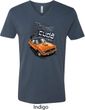 Dodge 1970 Plymouth Hemi Cuda Mens V-Neck Shirt