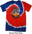 Dodge 1970 Plymouth Hemi Cuda Patriotic Tie Dye Shirt