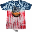 Dodge 1970 Plymouth Hemi Cuda Patriotic Tie Dye Shirt