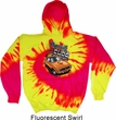 Dodge 1970 Plymouth Hemi Cuda Tie Dye Hoody