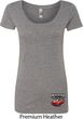 Dodge American Made Muscle Bottom Print Ladies Scoop Neck Shirt