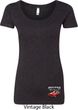 Dodge American Made Muscle Bottom Print Ladies Scoop Neck Shirt