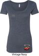 Dodge American Made Muscle Bottom Print Ladies Scoop Neck Shirt
