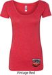 Dodge American Made Muscle Bottom Print Ladies Scoop Neck Shirt