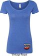 Dodge American Made Muscle Bottom Print Ladies Scoop Neck Shirt
