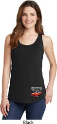 Dodge American Made Muscle Bottom Print Ladies Tank Top
