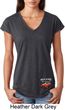 Dodge American Made Muscle Bottom Print Ladies Tri Blend V-Neck Shirt