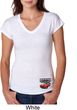 Dodge American Made Muscle Bottom Print Ladies Tri Blend V-Neck Shirt