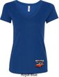 Dodge American Made Muscle Bottom Print Ladies V-Neck Shirt