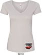 Dodge American Made Muscle Bottom Print Ladies V-Neck Shirt