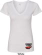 Dodge American Made Muscle Bottom Print Ladies V-Neck Shirt