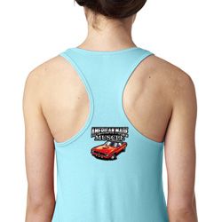 Dodge American Made Muscle Neck Print Ladies Ideal Tank Top
