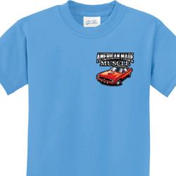 Dodge American Made Muscle Pocket Print Kids Shirts