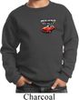 Dodge American Made Muscle Pocket Print Kids Sweat Shirt