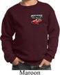 Dodge American Made Muscle Pocket Print Kids Sweat Shirt