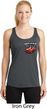 Dodge American Made Muscle Pocket Print Ladies Dry Wicking Racerback