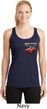 Dodge American Made Muscle Pocket Print Ladies Dry Wicking Racerback