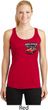 Dodge American Made Muscle Pocket Print Ladies Dry Wicking Racerback