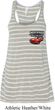Dodge American Made Muscle Pocket Print Ladies Flowy Racerback Tanktop