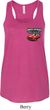 Dodge American Made Muscle Pocket Print Ladies Flowy Racerback Tanktop