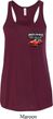 Dodge American Made Muscle Pocket Print Ladies Flowy Racerback Tanktop