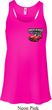 Dodge American Made Muscle Pocket Print Ladies Flowy Racerback Tanktop